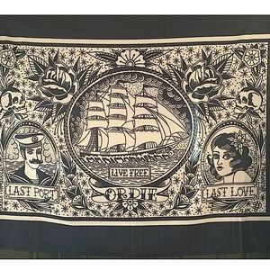 ❤️Traditional Tattoo Flash Wall Decor Tapestry ❤️